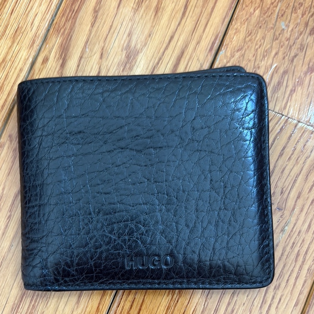 Hugo Boss Black Leather Wallet for Men